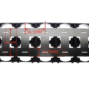 เหล็กแผ่นเคลือบนิกเกิล SPCC สำหรับแบตเตอรี่ 32140 33140, แบบขนาน 2P, ระยะห่าง 34.5 มม., ความหนา 0.15/0.2/0.3 มม., ขั้วต่อแบตเตอรี่ - Product Image 2