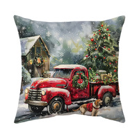 Housse de coussin de Noël Temu, housse de coussin en peluche douce et courte pour la décoration du canapé, housse de coussin décorative pour la maison