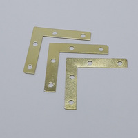Hongzun Hochbelastbarer Universeller Einfacher Metall-Eisen Gold Silber Verzinkter Dreieckiger Eckverbinder Bilderrahmen-Halterung