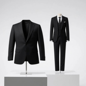 Costume d'affaires 3 pièces sur mesure pour homme, coupe ajustée, style italien, antistatique, infroissable, luxe, décontracté - Product Image 5