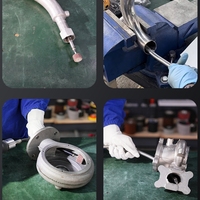 Meuleuse industrielle à arbre flexible 110 V, outil électrique pour le polissage de tuyaux coudés, le meulage de pièces moulées et le meulage de moules