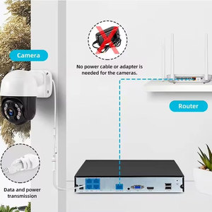 5MP HD siêu 4CH POE NVR Kit với hai cách âm thanh và ngoài trời đầy đủ màu sắc 4 kênh H.265 Hệ thống <span class=keywords><strong>camera</strong></span> an ninh - Product Image 5