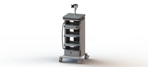 Nbridge ORP nội soi Workstation tiên tiến <span class=keywords><strong>Ent</strong></span> cụ khẩn cấp nội soi Xe đẩy giỏ hàng - Product Image 4