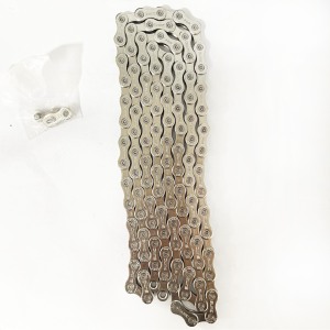 Vente en gros bon marché Chaîne de vélo 8s 9s 10s 11s 118L <span class=keywords><strong>VTT</strong></span> Vélo de route Chaîne argentée Autres pièces de vélo durables Chaîne de cycle - Product Image 1