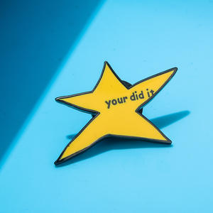Mode européenne américaine drôle métal Badge broche votre Did <span class=keywords><strong>It</strong></span> <span class=keywords><strong>Meme</strong></span> étoile émail broche alliage accessoires pour femmes hommes enfants - Product Image 4