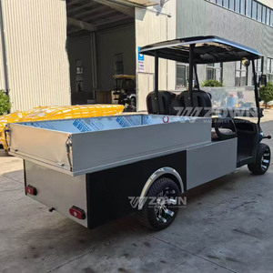 Voiturette de golf électrique 4 places au design luxueux, panneau solaire en option, pour hôtels, complexes hôteliers, parcs et visites, achat en gros - Product Image 4