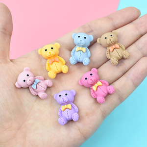 Offre Spéciale : Ornements en Résine DIY – Ours Cartoon Kawaii pour Épingles à Cheveux d'Enfants, Décoration de Coque de Téléphone Portable et Accessoires de Broche - Product Image 3