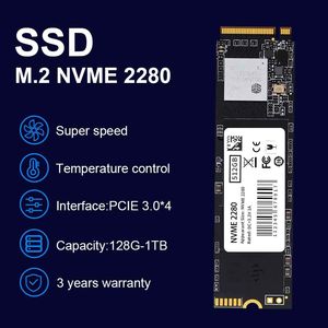 固态硬盘128gb 256gb 512gb 1tb M.<span class=keywords><strong>2</strong></span> 2280 NVMe PCI-e Gen3.0 x4 3D NAND内部固态 - Product Image 3