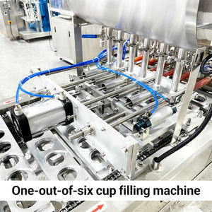 Machine multifonctionnelle de remplissage et de scellage de gobelets pour <span class=keywords><strong>lait</strong></span>, jus, yaourt, eau, avec coupe-film thermoscellant automatique - Product Image 5