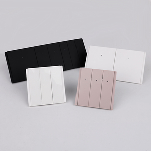 Bingoelec <span class=keywords><strong>EU</strong></span> Standard 1/2/3gang nouveau Style PC matériel mécanique interrupteur de lumière poussoir usage domestique interrupteur à bouton mural - Product Image 1