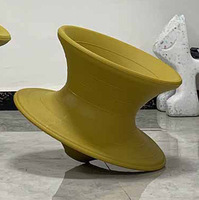 Chaise gyroscopique contemporaine créative Tumbler chaise rotative à 360 degrés pour adultes enfants meubles de maison salon siège de loisirs