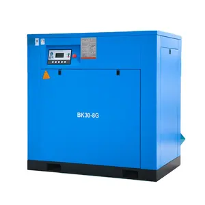 China factory silent 2.4m3/min screw type air compressor