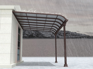 <span class=keywords><strong>Auvent</strong></span> autoportant robuste avec base <span class=keywords><strong>métallique</strong></span> stable pour terrasse extérieure et ombrage d'événements - Product Image 2