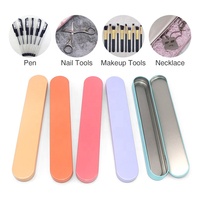 XPD – boîte à crayons à charnière, boîte de papeterie, emballage de pincettes, beauté, pédicure, outils de rangement, boîte en fer blanc, cosmétiques