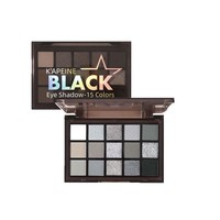 Palette de fards à paupières gris ciment gothique, plus de 8 couleurs, poudre scintillante nacrée, finition mate, longue tenue, outil de maquillage smoky