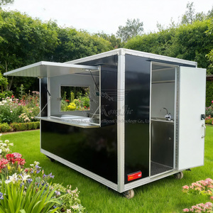 Big New Retro ngoài trời Hot Dog pháp khoai tây chiên Waffle Crepe Ramen BOBA doner xe tải thực phẩm Xe cung cấp sản xuất - Product Image 1