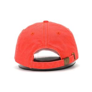 New Arrival 6 Panel Custom Fashion Female Unstructured Washed Cotton Red Adjustable Embroidery Logo Baseball <b>Hat</b> - Product Image 4