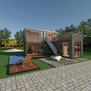 <span class=keywords><strong>Appartement</strong></span> complet <span class=keywords><strong>meublé</strong></span>, maison préfabriquée à deux étages en conteneur, maison préfabriquée en kit avec salle de bain et cuisine, fabriquée en Chine - Product Image 3