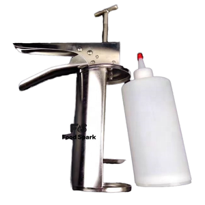 Forgast Sausdistributeur | Capaciteit 350 ml | Transparant | Plastic geperste fles | Professionele pressenfles | Voor sauzen, ketchup, bbq mosterd | Oplaadfles Forgast Sausdistributeur | Capaciteit 350 ml | Transparant | Plastic geperste fles | Professionele pressenfles | Voor sauzen, ketchup, bbq mosterd | Oplaadfles