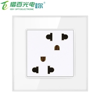 Prise murale dissimulée 16A six trous, type 86, type 146, compatible Thaïlande, Japon, États-Unis, Taïwan