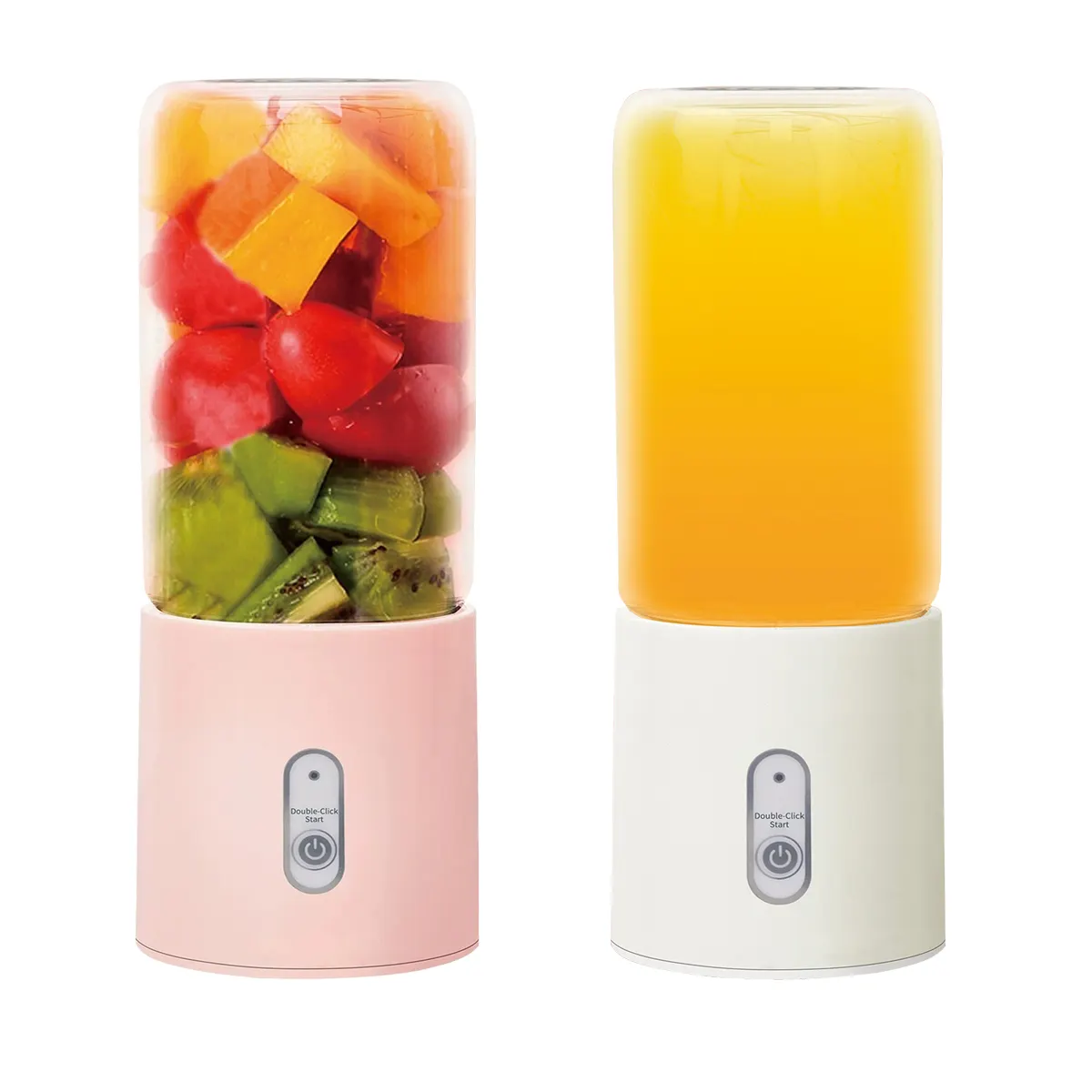 Esporte ao ar livre função de esmagamento de gelo 500ml espremedor elétrico de frutas frescas vegetais espremedor de frutas copo portátil liquidificador usb espremedor de frutas