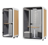 Cabine d'isolation acoustique portable et moderne, réglable, avec cadre en aluminium, pour enregistrement, interprétation et studio vocal, pièce insonorisée modulaire