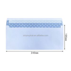 Tùy Chỉnh OEM Giấy Trắng Thư Kinh Doanh Phong Bì #<span class=keywords><strong>10</strong></span> An Ninh Cá Nhân-Con Dấu Gửi Thư Phong Bì Vỏ Và Con Dấu - Product Image 3