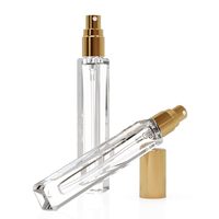 Botol Parfum Isi Ulang Kaca Premium 100ml 50ml Tutup Bambu Ulir Sekrup Portabel Tekan Kosong Parfum Perawatan Kulit Serum Maskara