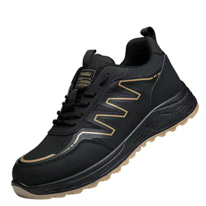 Botas de senderismo para uso en exteriores, zapatos para hombre con altura media a la pantorrilla, impermeables y antideslizantes para hombre - Product Image 4
