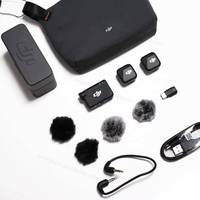 Microphone sans fil DJI Mic Mini en gros, prix de gros, ultra léger (10g), réduction du bruit, autonomie de 48 heures pour iPhone et appareil photo
