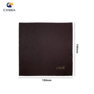 15x15cmマイクロファイバータオルシルバーメガネジュエリー & 電話スクリーンクリーニング布 - Product Image 6