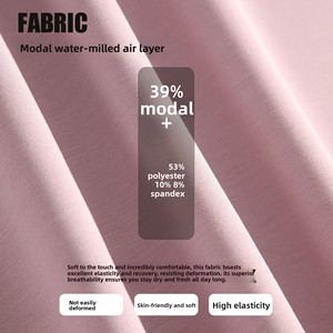 <span class=keywords><strong>Jupe</strong></span> trapèze taille haute avec fente latérale pour femme, idéale pour le tennis, le golf et le fitness, en nouveau tissu modal, polyester et élasthanne mélangés - Product Image 4
