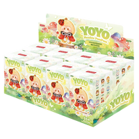 100% Authentique MINISO YOYO Flower Field Puffy Series Tangjiao Plush Blind Box Hanging Ornament, Right Right Sauce