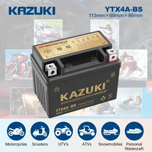 China Motorcycle Battery China Manufacture 12v Motorcycle Battery Aki Motorcycle Full Power Battery Rechargeable Battery