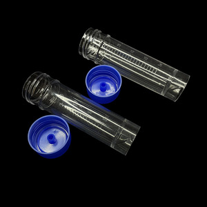 Gobelet doseur Wei Hong 25 ml en PS transparent avec bouchon à vis pour la collecte d'échantillons d'urine et de crachats - Product Image 3