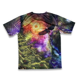 Chemises personnalisées bon marché T-shirts à col rond respirants à impression par sublimation à séchage rapide - Product Image 3