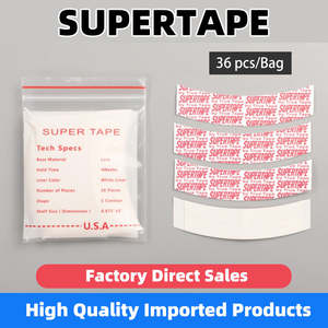 Ruban adhésif double face transparent invisible super adhésif pour toupet de cheveux masculin, remplacement de cheveux humains, facile à porter, maintien solide - Product Image 2