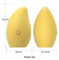 Fruitvormige vibrator voor vrouwen - banaan/peer/mango inbrengbaar ei met 10-traps vibratie clitorisstimulator seksspeeltje voor volwassenen