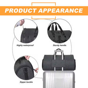 Bolso de viaje grande para hombre y mujer, bolsa de viaje con bolsa para zapatos - Product Image 4