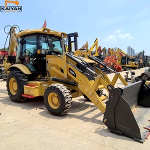 Chargeuse-pelleteuse et excavatrice CAT 420F d'occasion en bon état, faible nombre d'heures de travail, mini-pelleuse d'origine - Product Image 2