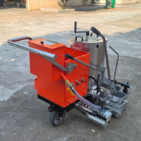Machine de marquage routier fiable à embrayage synchrone à billes de verre pour les lignes de piste d'aéroport