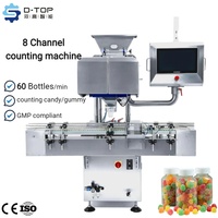Machine de comptage visuel automatique à 8 canaux DTOP, machine de comptage de capsules, compteur de capsules, conforme aux normes GMP