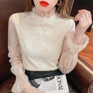 Camisa de Encaje Blanca y Negra a la Moda, Ropa de Mujer, Verano 2025, Blusa Informal Nueva, Holgada y Elegante 8698 # - Product Image 6