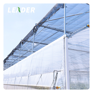 Copertura per funghi serra sistema di ombreggiatura esterno anti UV HDPE nero retrattile tenda da sole rotolo netto - Product Image 1