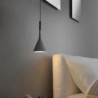 Lampe suspendue conique en ciment de style industriel, luminaire suspendu Wabi Sabi pour salon, hall d'hôtel, décoration intérieure, lustre