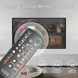 RM-AMU007สำหรับ <span class=keywords><strong>Sony</strong></span> <span class=keywords><strong>Mini</strong></span> Hi-Fi ส่วนประกอบระบบรีโมทคอนโทรล FST-ZUX9 LBT-ZUX9 HCD-ZUX9 LBT-ZUX10D - Product Image 3