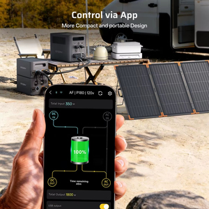 AFERIY P180 PRO 1800W 1024Wh LiFePO4 Estación de Energía Portátil, Onda Sinusoidal Pura, UPS, Carga Rápida en 1H, Generador Solar Expandible AF-P180 - Product Image 6