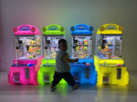 Mini machine à griffes Tanks Man à rendement élevé, de qualité commerciale, à monnayeur, compacte, pour la distribution de jouets en zones pour enfants et centres de divertissement familial