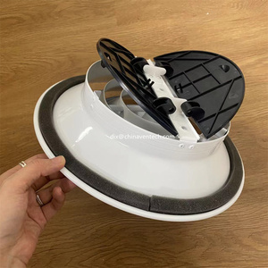 Nhôm không khí trong lành lỗ thông hơi bao gồm vòng khuếch tán với van điều tiết - Product Image 2