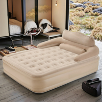 Matelas Gonflable Très Grand avec Oreiller Intégré – Lit de Sol Multifonctionnel pour Maison et Camping en Extérieur